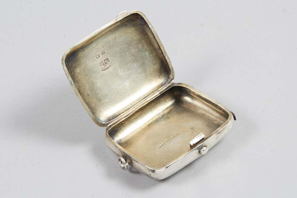 19th Century English Silver Vesta Case, Pocket Match Safes for Shabbat ...