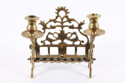 18th Century Polish Brass Hanukkah Lamp - Menorah Galleries