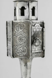 Early 19th Century Polish Silver Spice Tower - Menorah Galleries