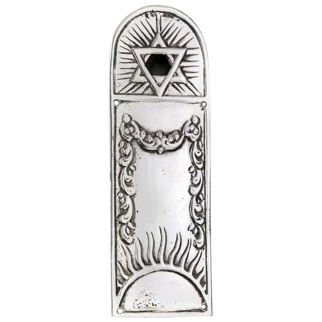 Late 19th Century German Silver Mezuzah Menorah Galleries