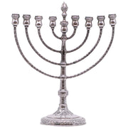 Late 19th Century German Silver Hanukkah Lamp Menorah