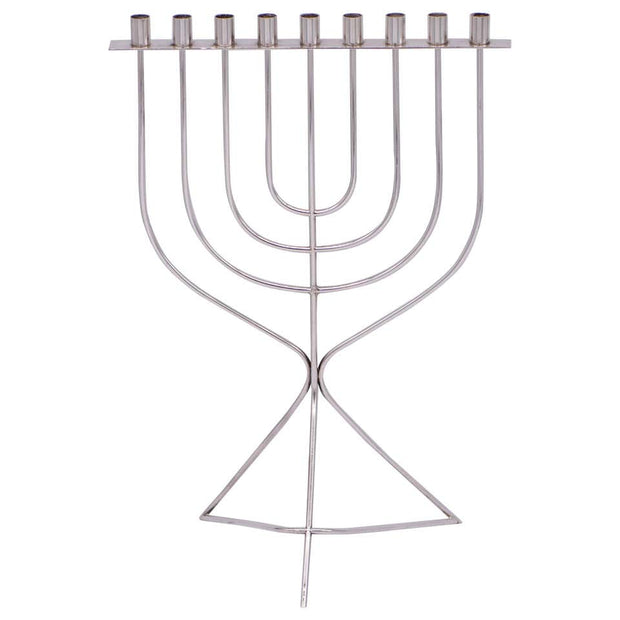 Mid-20th Century Israeli Silver Hanukkah Lamp by David Heinz Gumbel