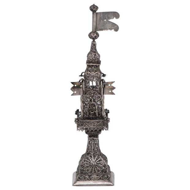 Late 18th Century Ukrainian Silver Spice Tower