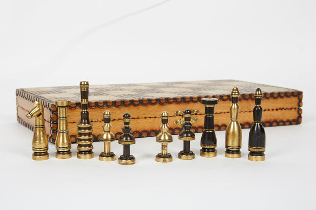Mid-20th Century Israeli Chess Set by Hans Teppich - Menorah Galleries