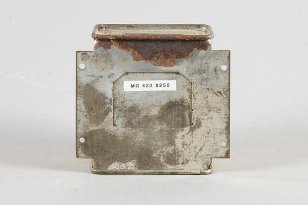 Early 20th Century Painted Tin Charity Box by Alfred Zaltzman, Jerusalem - Menorah Galleries
