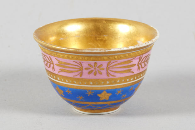 Early 19th Century Italian Porcelain Kiddush Cup - Menorah Galleries