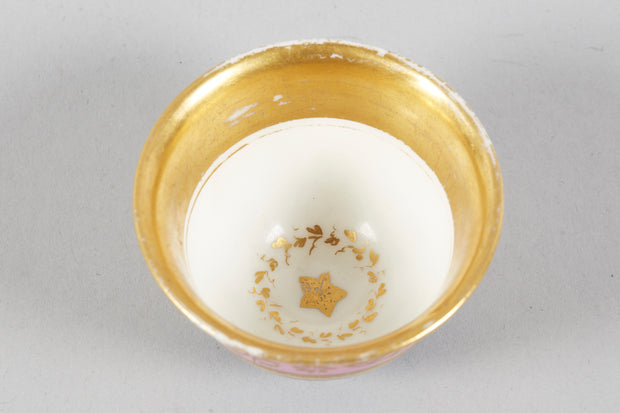 Early 19th Century Italian Porcelain Kiddush Cup - Menorah Galleries