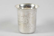 Late 19th Century Continental Silver Kiddush Cup - Menorah Galleries