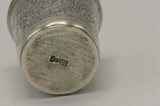 19th Century Polish Silver Kiddush Cup - Menorah Galleries