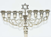 Early 20th Century Austrian Silver Hanukkah Lamp Menorah
