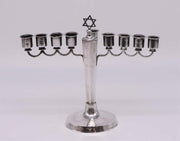 Early 20th Century German Silver Hanukkah Lamp