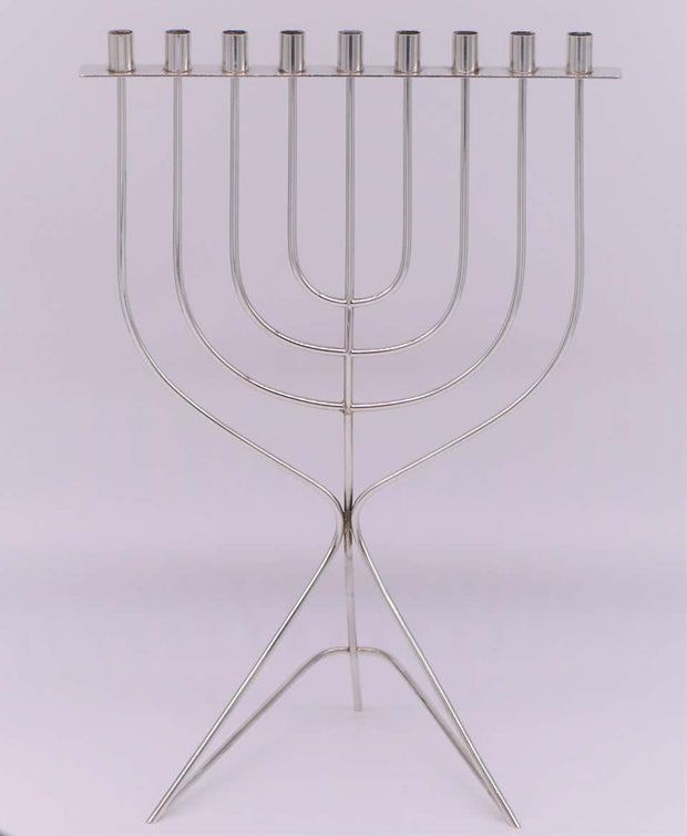 Mid-20th Century Israeli Silver Hanukkah Lamp by David Heinz Gumbel
