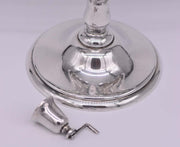 Early 20th Century German Silver Hanukkah Lamp Menorah