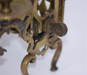 18th Century Polish Brass Hanukkah Lamp