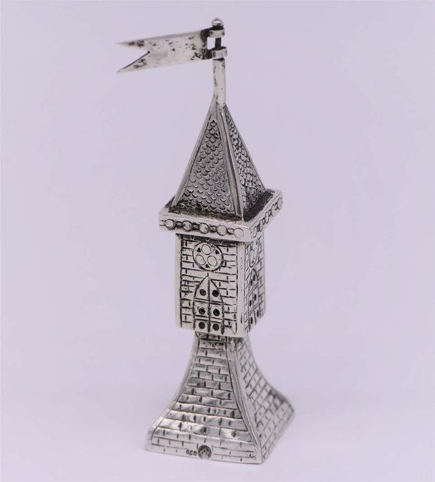 Early 20th Century German Silver Spice Tower