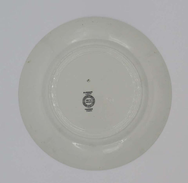 Mid-19th Century English Pottery Passover Plate
