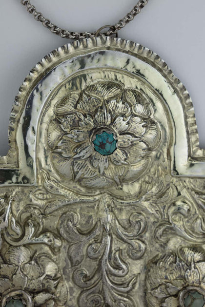 Early 19th Century Galician Silver Torah Shield – Menorah Galleries