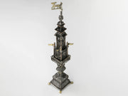 18th Century Galician Parcel-Gilt Silver Filigree Spice Tower - Menorah Galleries