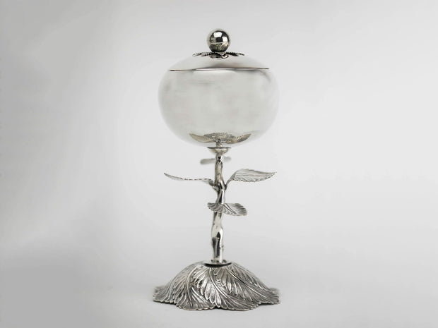 19th Century Kiddush Goblet With Lid - Menorah Galleries
